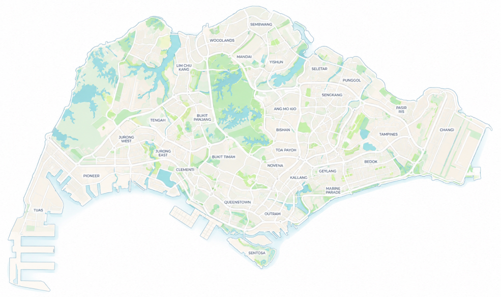 Map of GiveKindness programs across Singapore