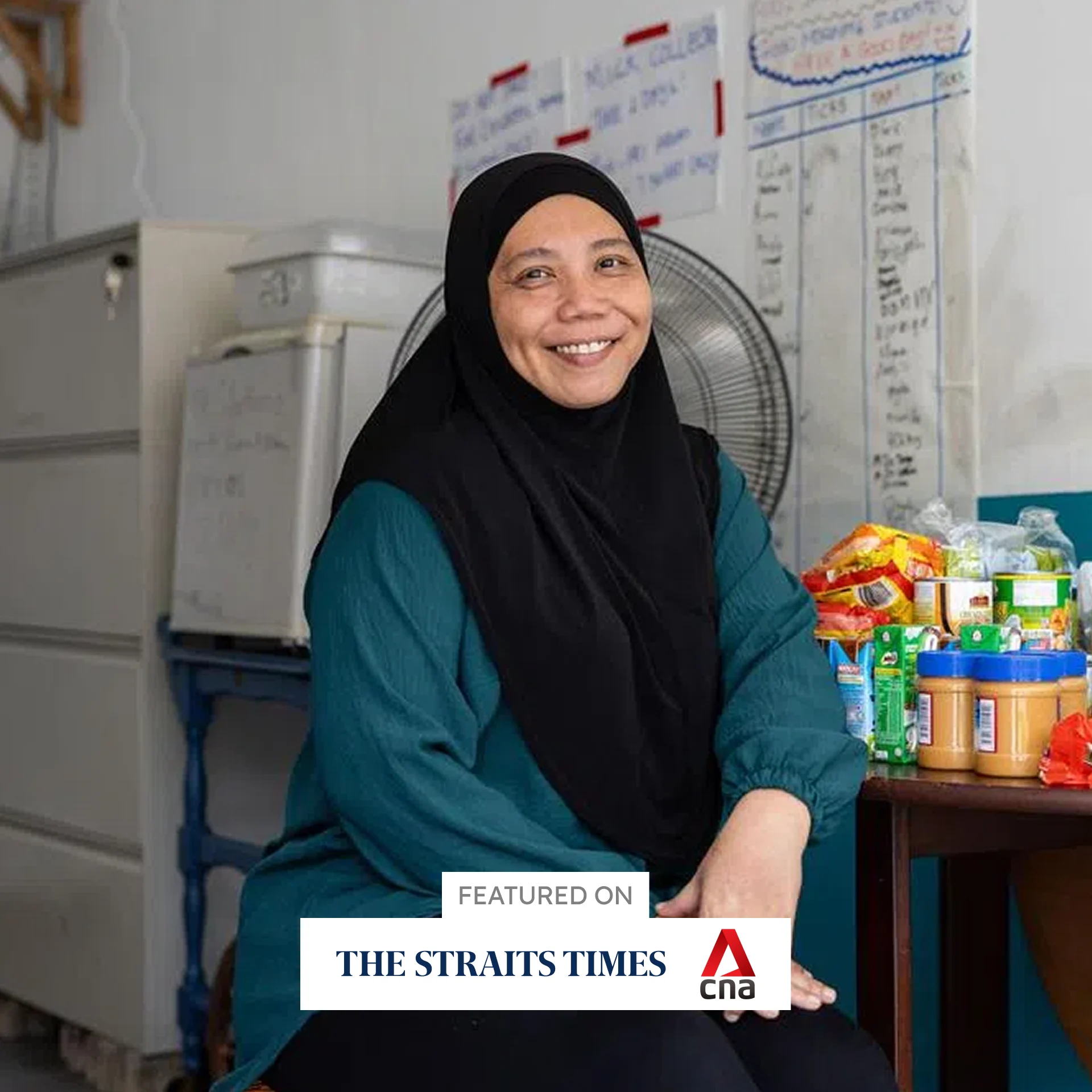 Community fridge volunteer